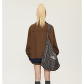 Unisex Jacket Vintage Loose Lapel Jacket for Men and Women Spring and Autumn Coat